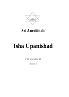 Isha Upanishad - Sri Aurobindo.PDF